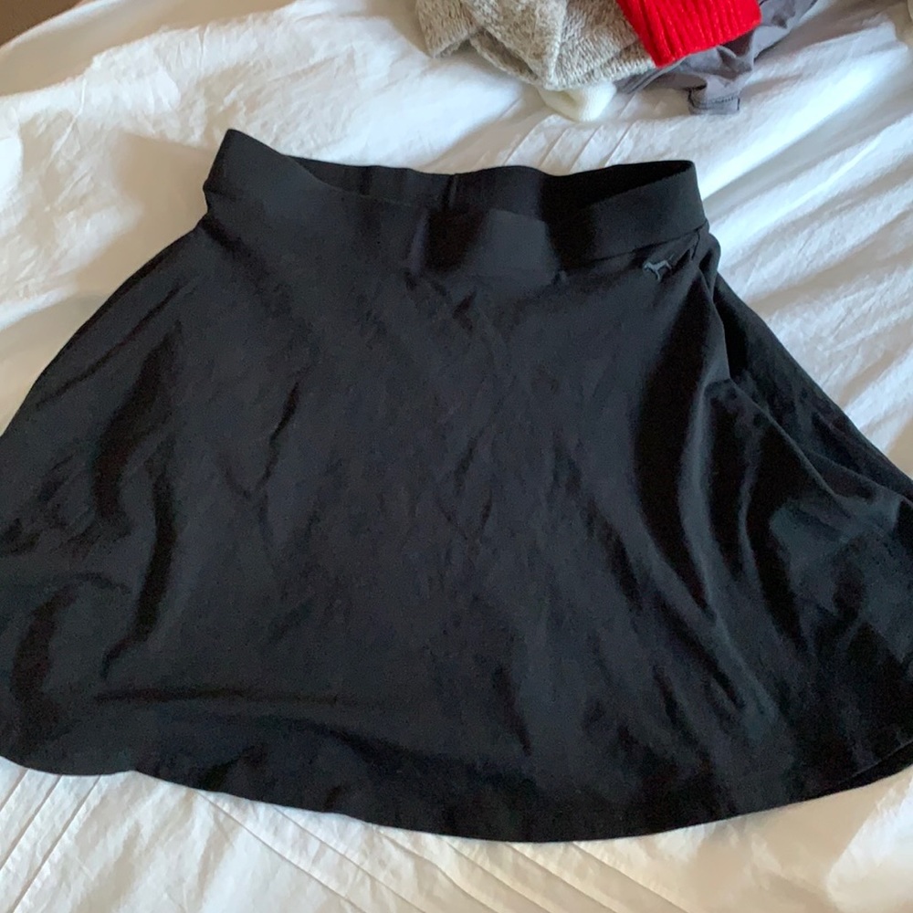 Pink by VS black skirt